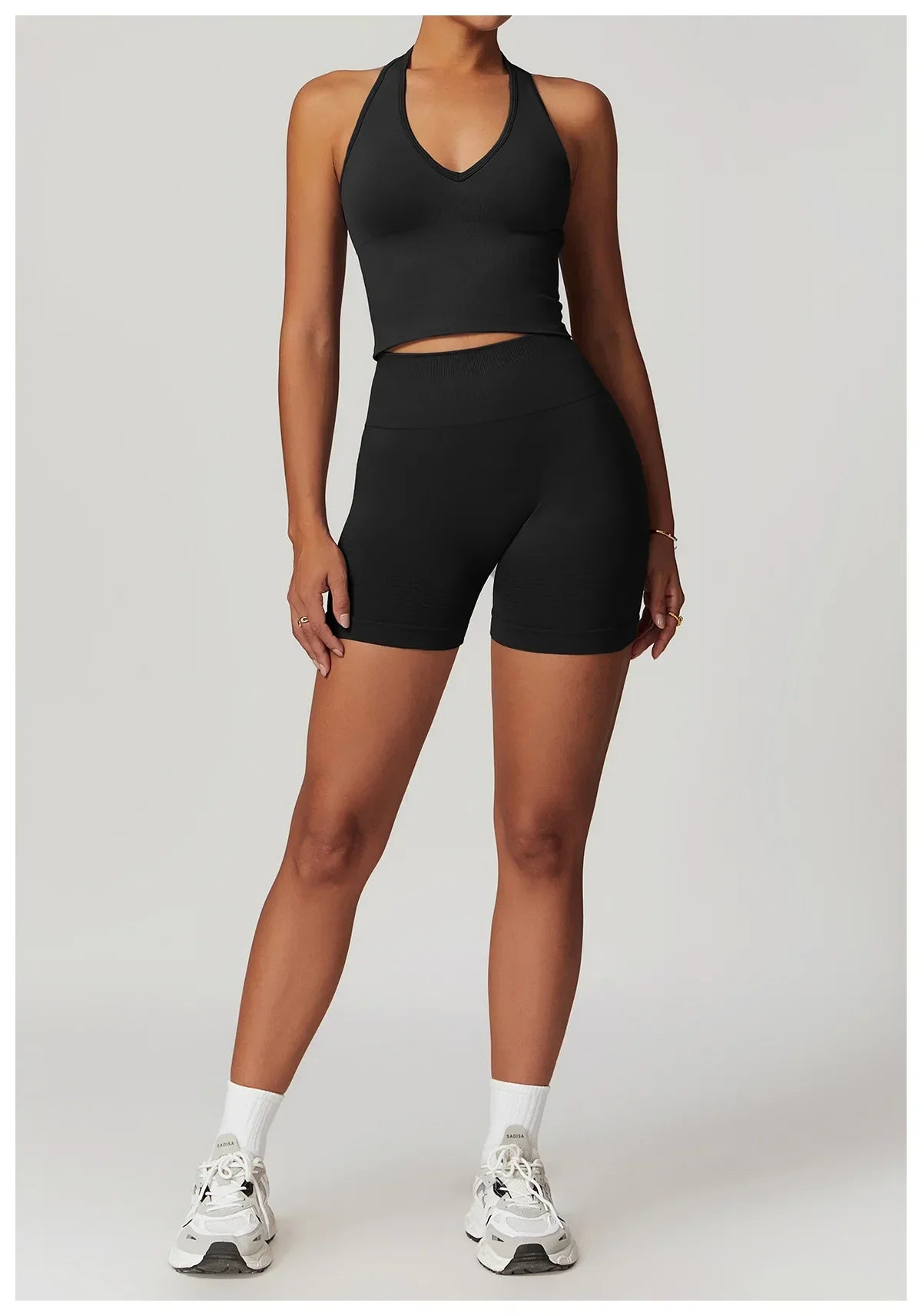 Bellanica - Seamless Ribbed 2-Piece Yoga Set
