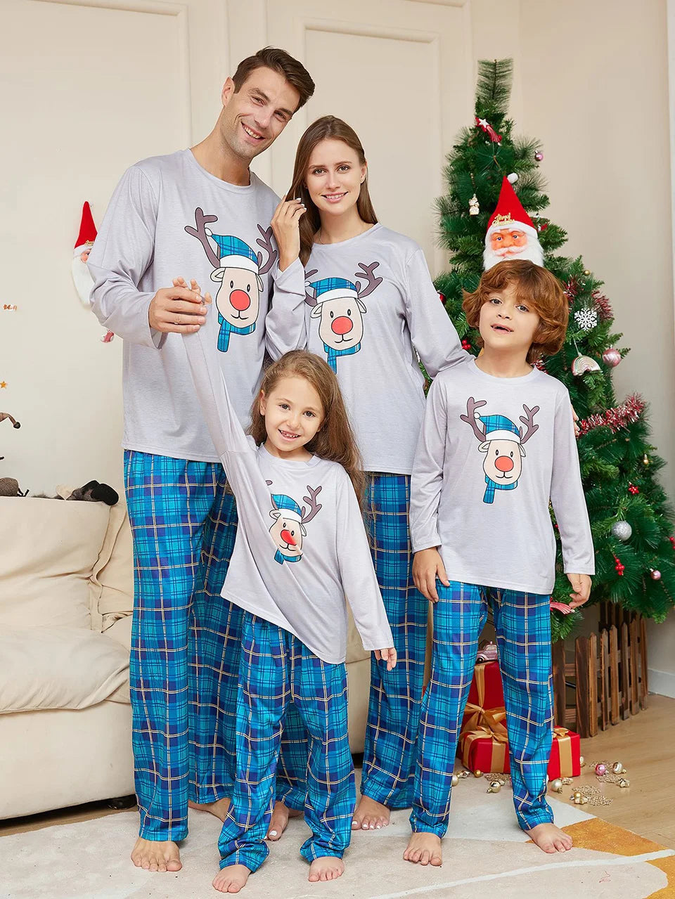 Bellanica - Deer Print Family Pajamas