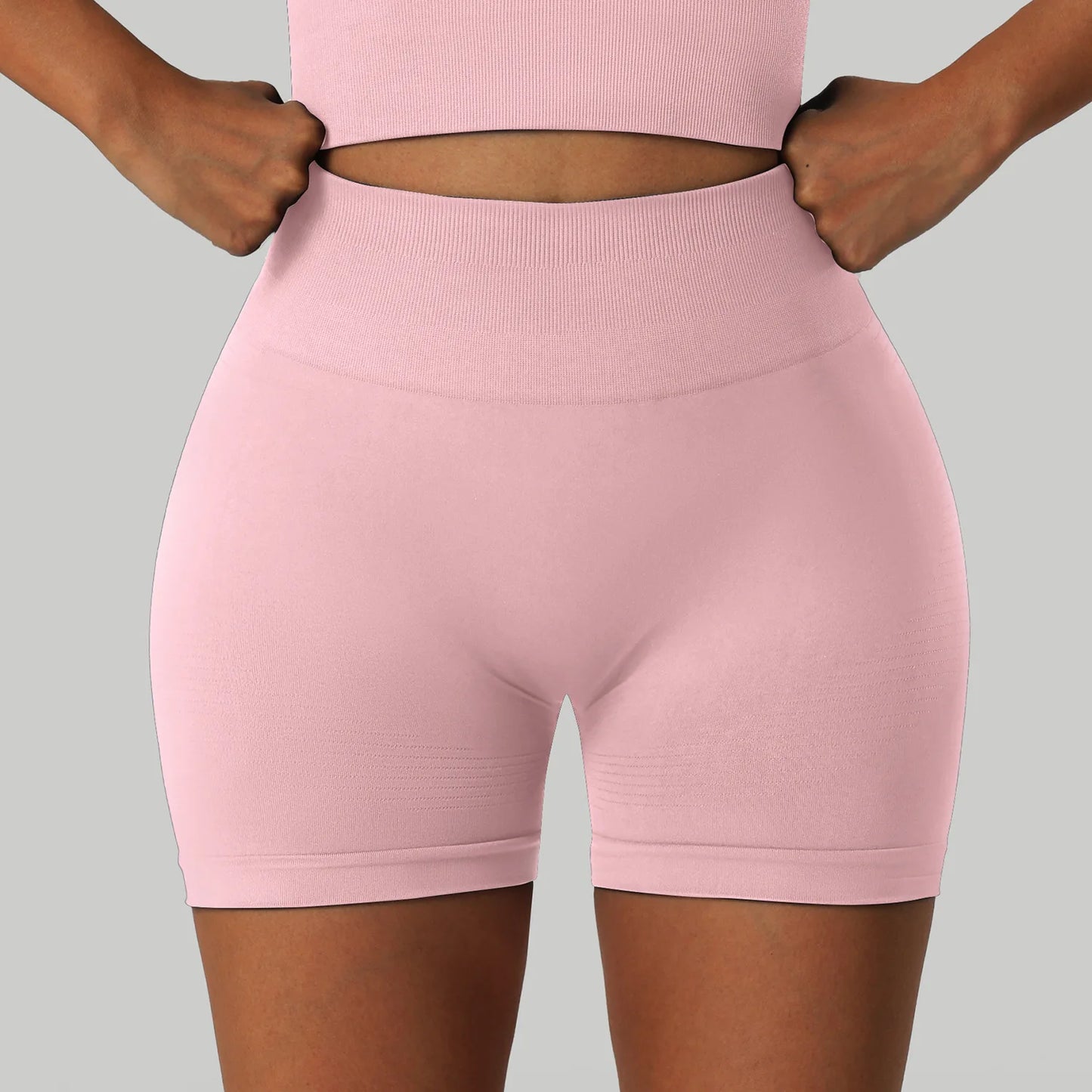 Bellanica - Seamless high-waist push-up shorts