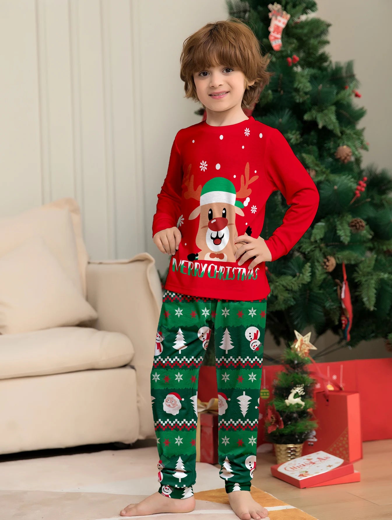 Bellanica - Couples Family Christmas Pajamas
