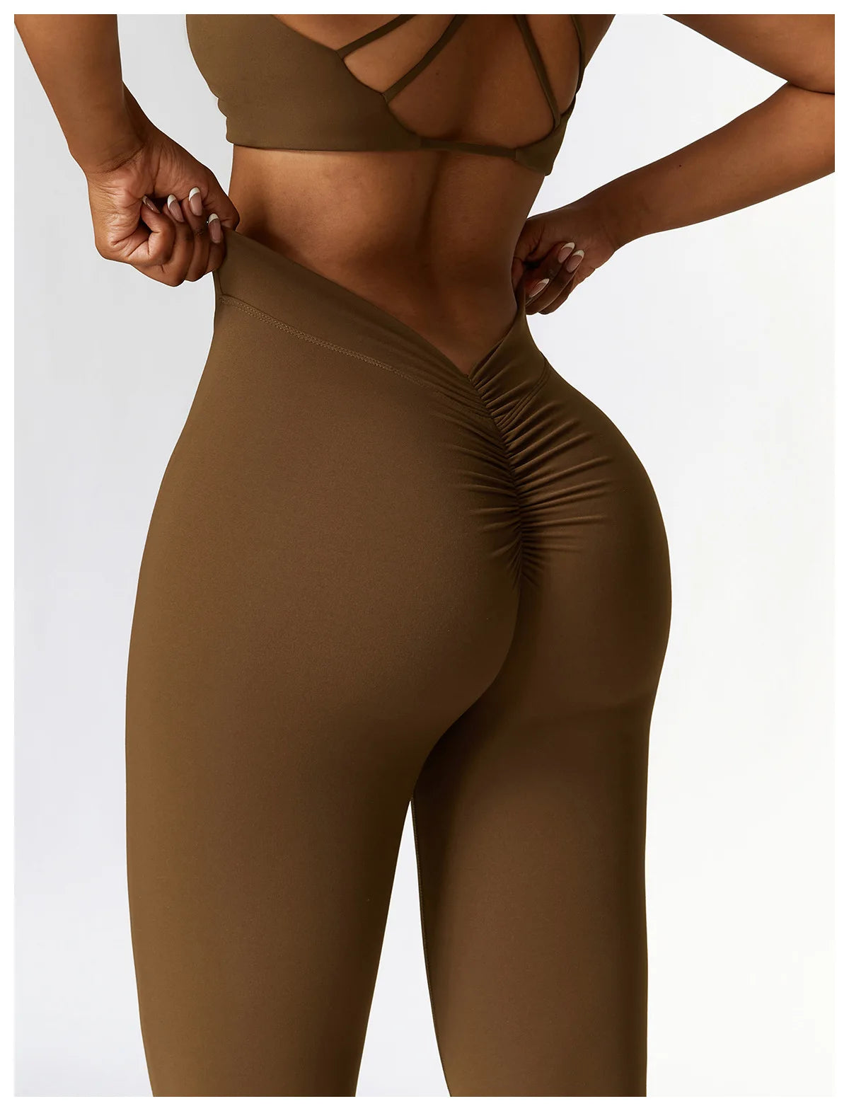 Bellanica - V-Waist Flare Leg Yoga Pants