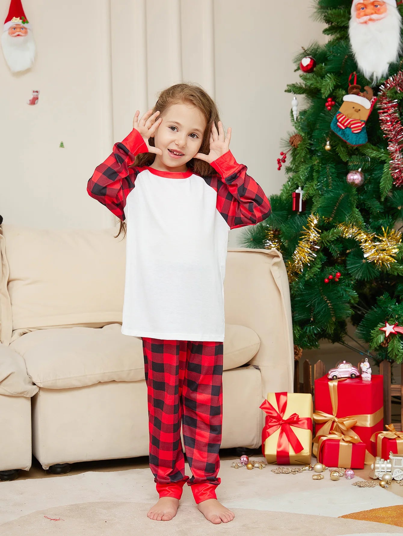 Bellanica - Plaid Christmas Family Pajamas
