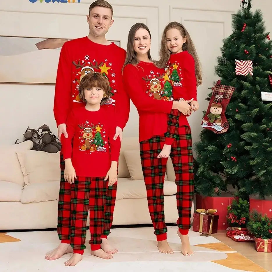 Bellanica - Deer Tree Family Pajamas