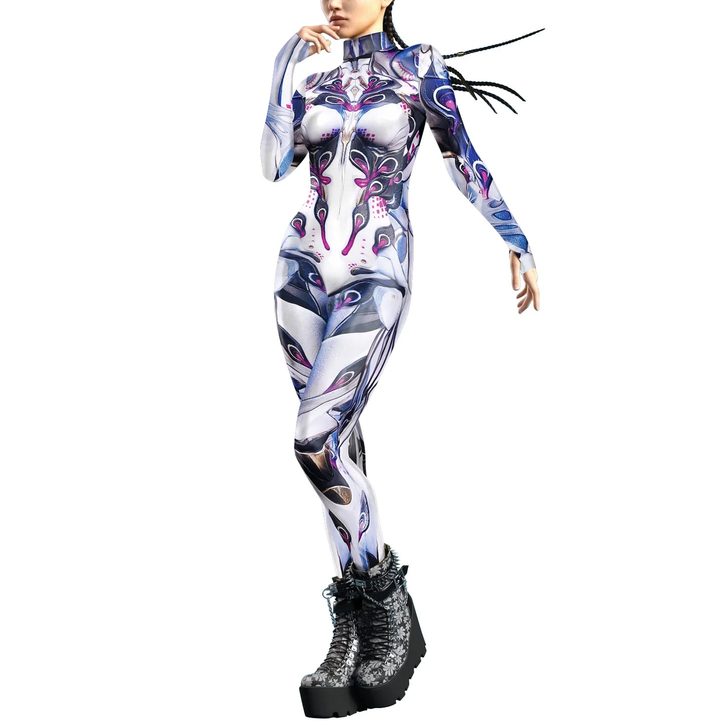 Bellanica - Robot Punk Women's Halloween Catsuit