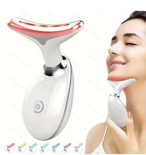 Bellanica - Masseur de cou et de visage à LED EMS 7 couleurs