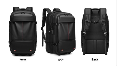 Vacuum Compression Wheeled Travel Backpack