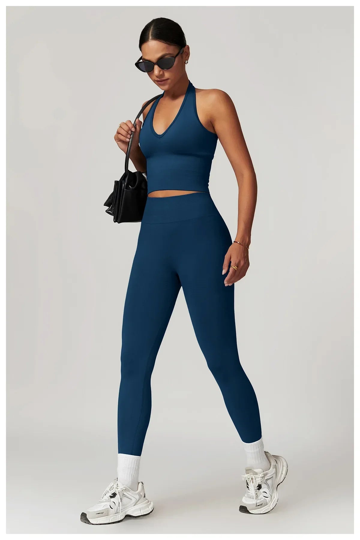 Bellanica - Seamless Ribbed 2-Piece Yoga Set