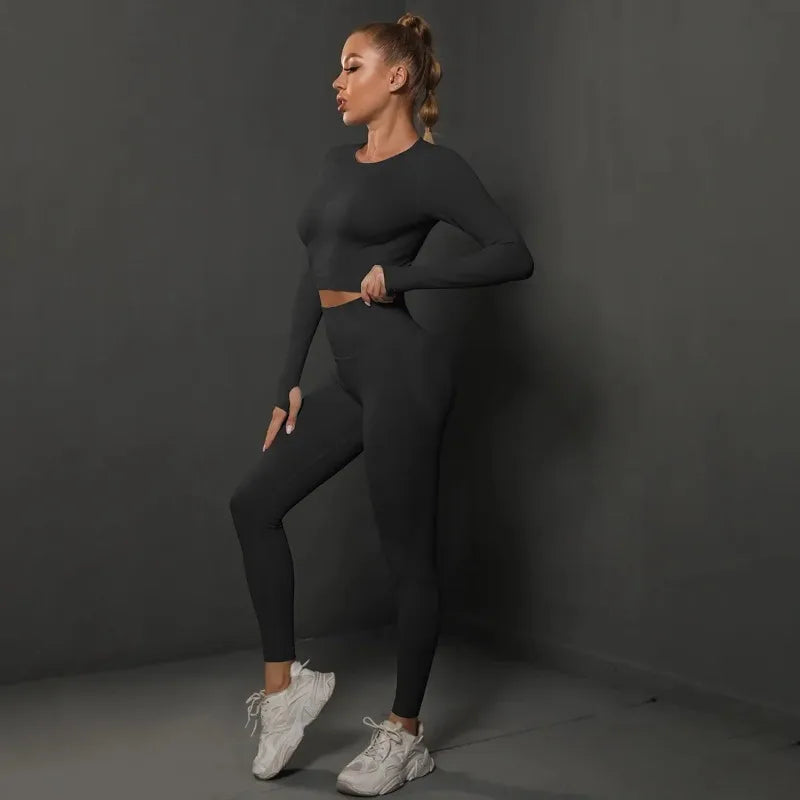Bellanica - Seamless High-Waist Hip-Lift Set