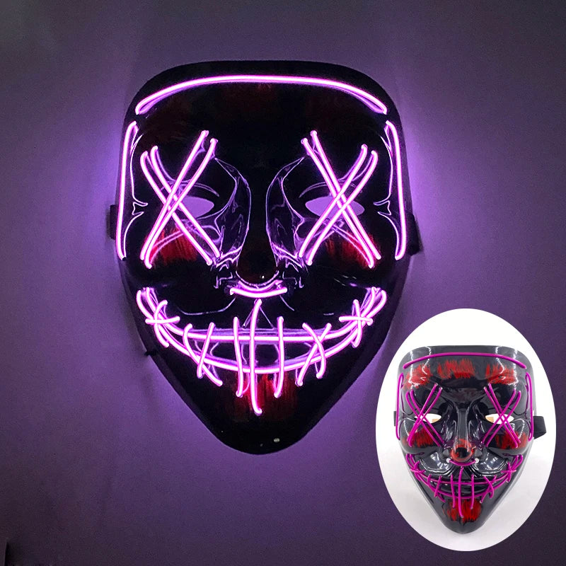 Bellanica - Glowing LED Purge Mask Headgear