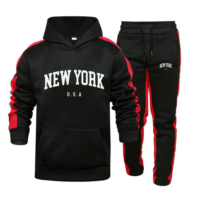 Bellanica - Men’s New Autumn Hooded Sportswear Set