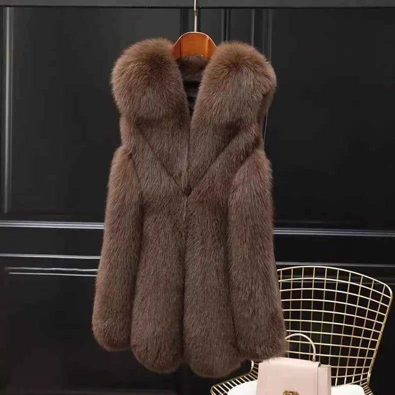 Women Faux-Fur Vest