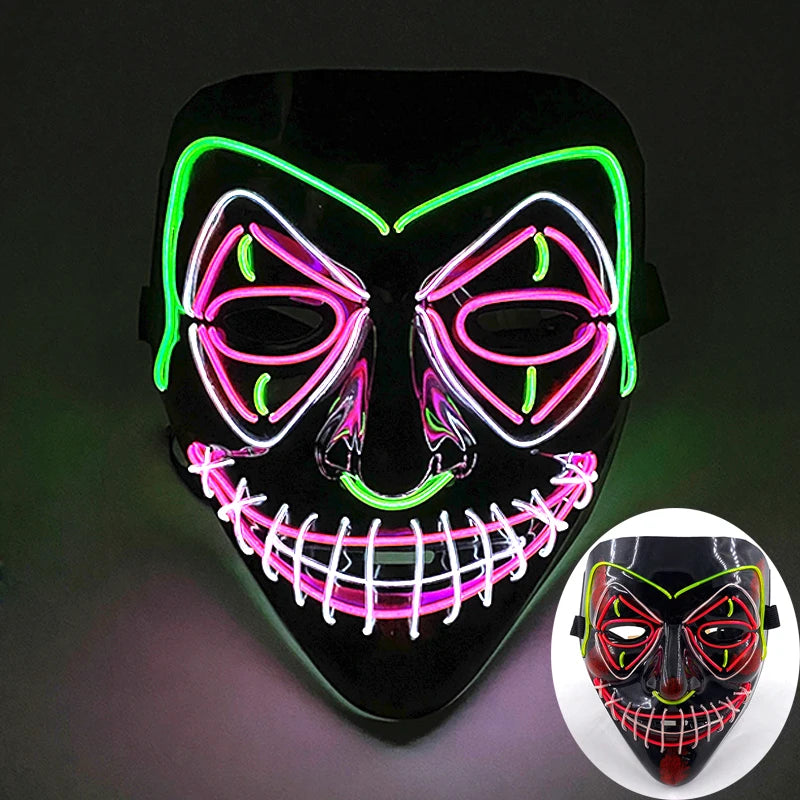 Bellanica - Glowing LED Purge Mask Headgear
