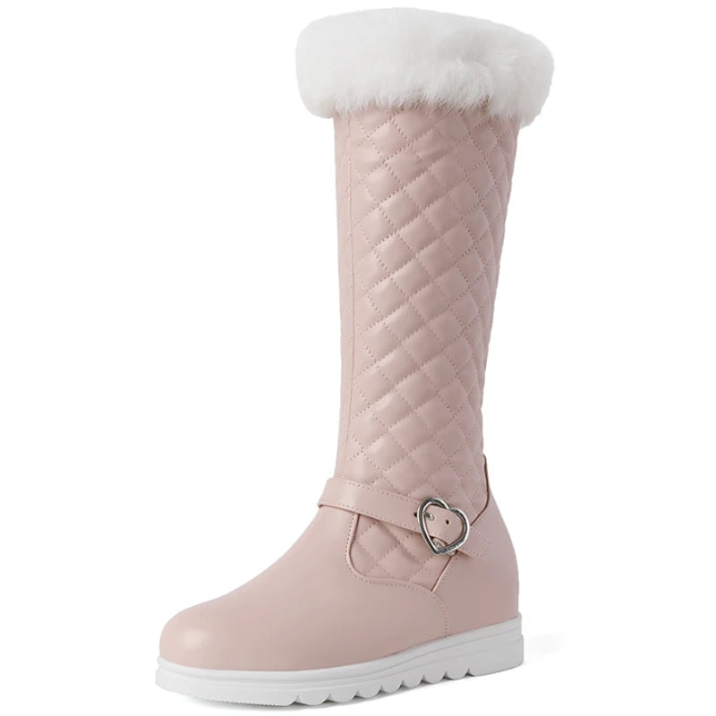 Bellanica - Fur knee winter boots
