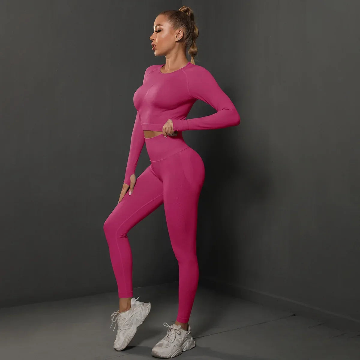 Bellanica - Seamless High-Waist Hip-Lift Set