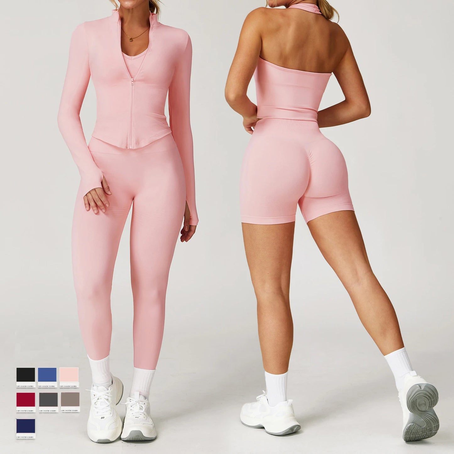 Bellanica - Seamless high-waist push-up shorts