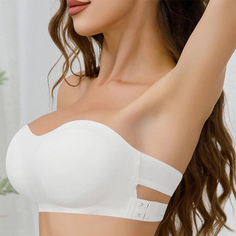 Bellanica - Removable Padded Soft Seamless Strapless Bra