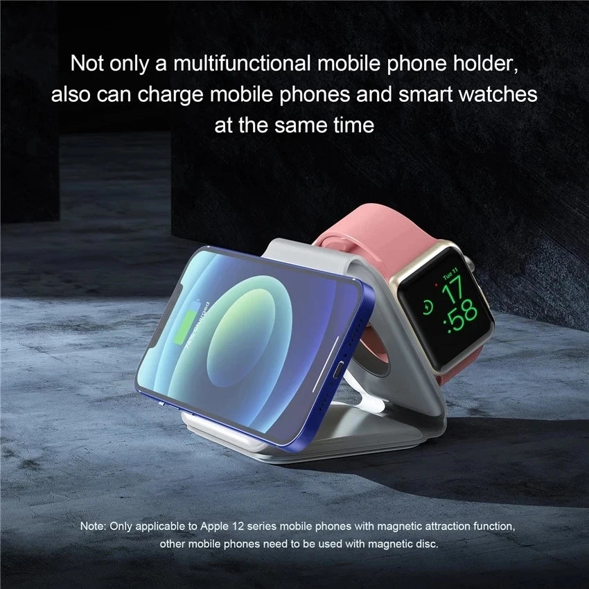 Bellanica - Magnetic Wireless Charger 3-in-1 Magsafe