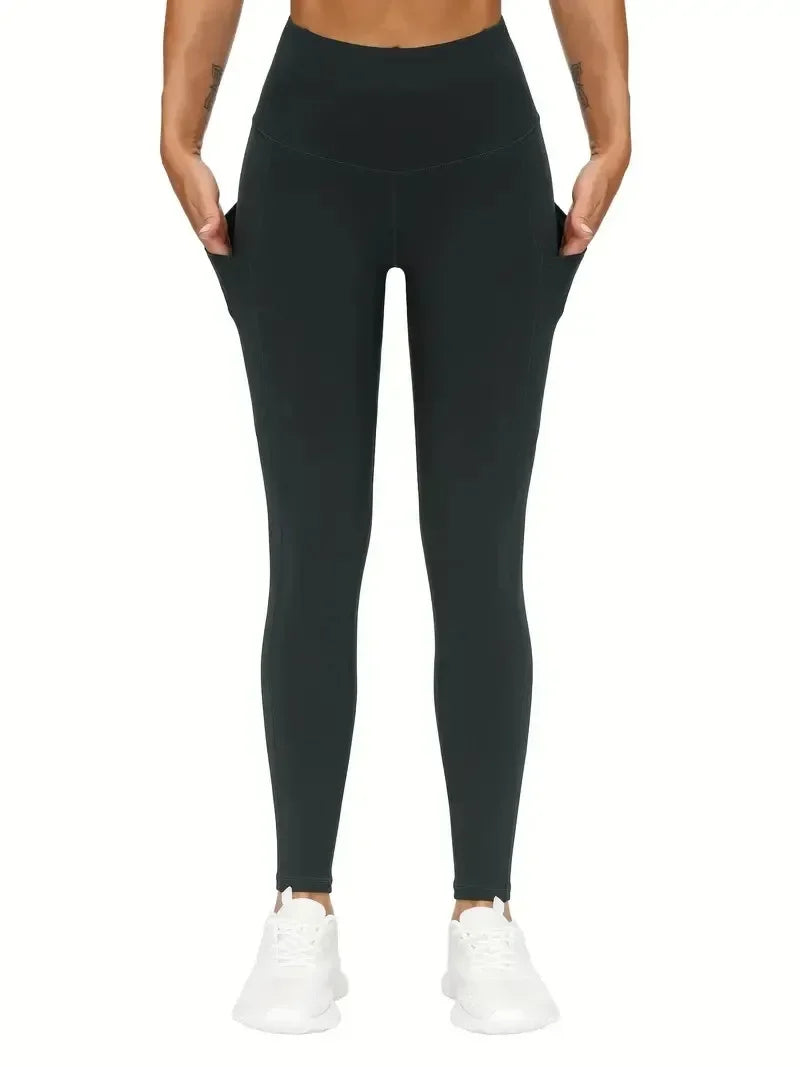 Bellanica - High-Waist Pocket Seamless Yoga Leggings