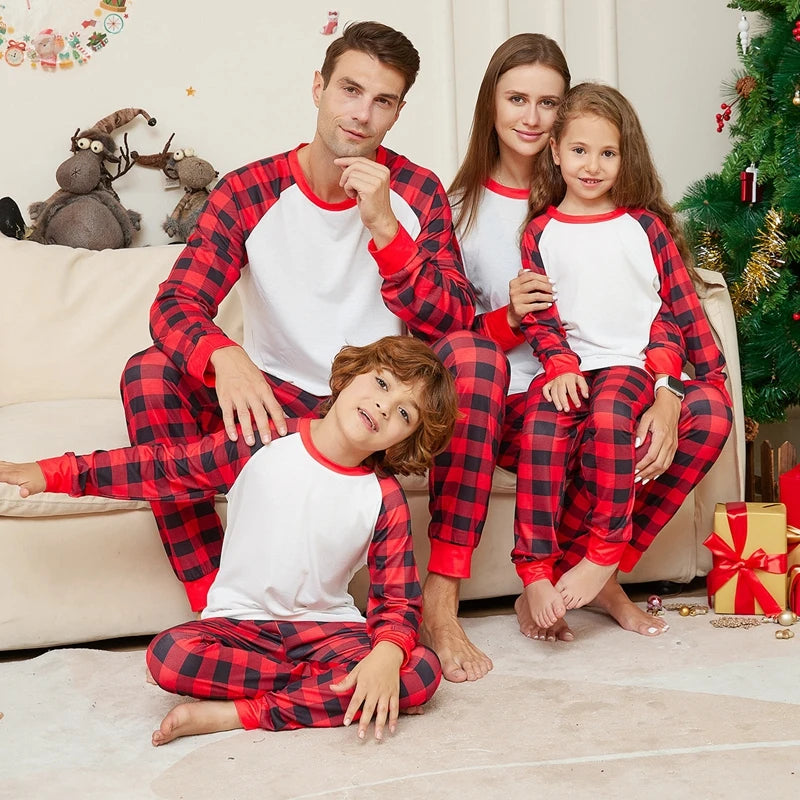 Bellanica - Plaid Christmas Family Pajamas