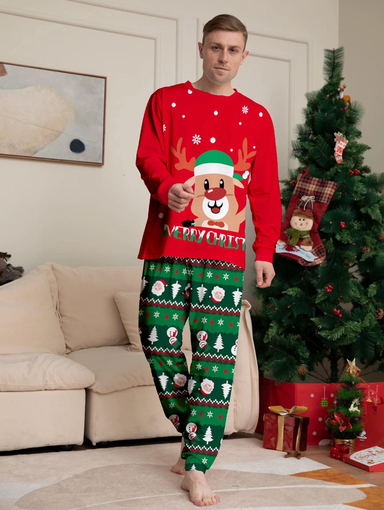 Bellanica - Couples Family Christmas Pajamas