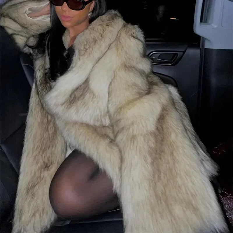 Bellanica - Winter Lady Luxurious  Fashion High Street Long Sleeve