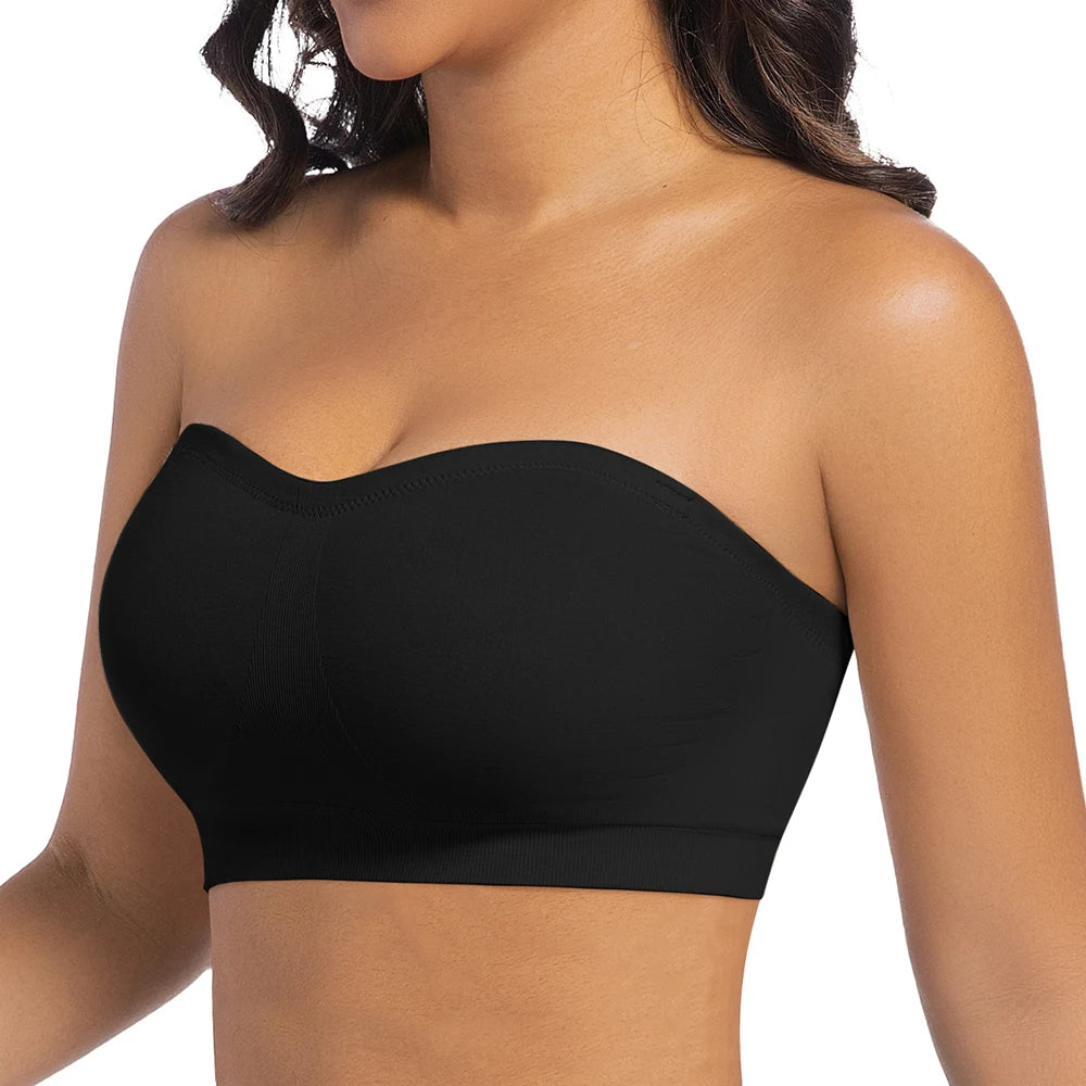 Bellanica - Seamless Strapless Push-Up Wireless Bra