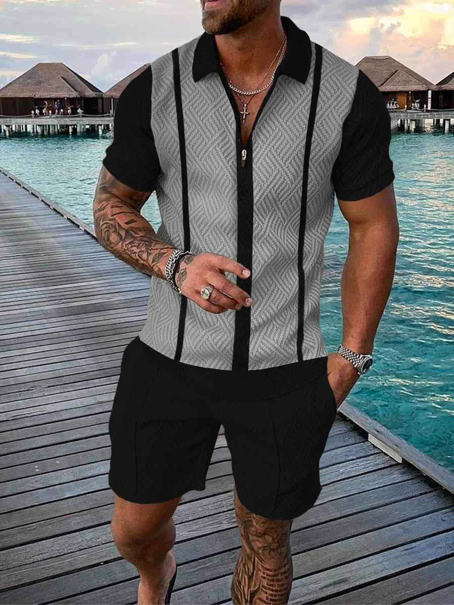 Bellanica - 3D Stripe Men's Summer Set