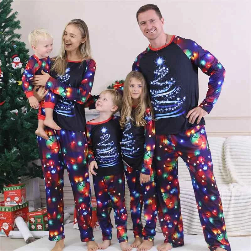 Cartoon Family Christmas Pajamas