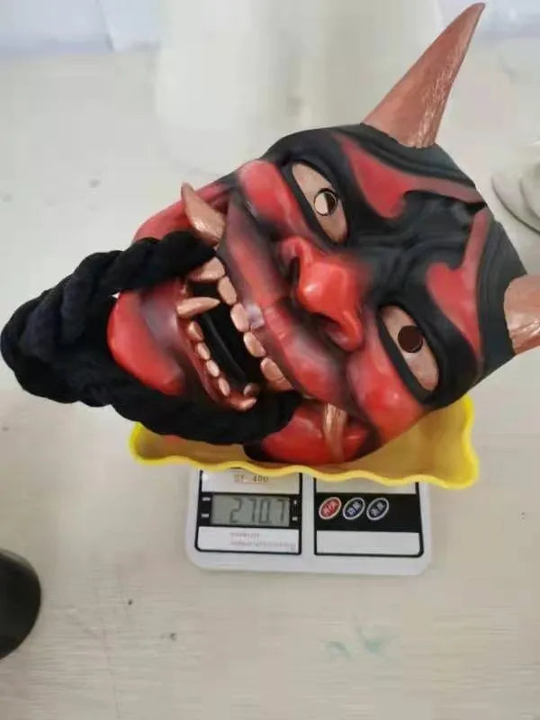 Bellanica - Japanese Hannya Horned Demon Mask
