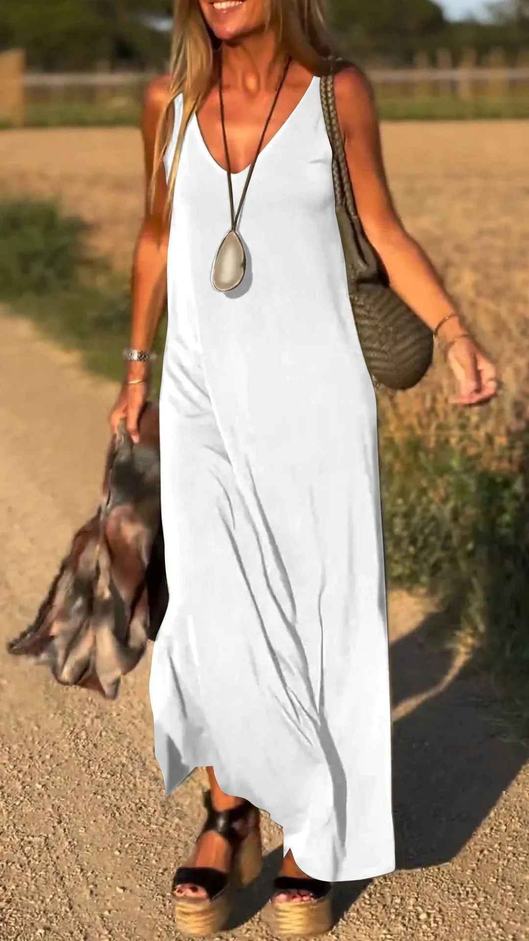 Female Sexy Trend V-neck Strap Dress