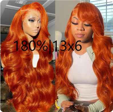 Long Curly Real Hair Headband Wig