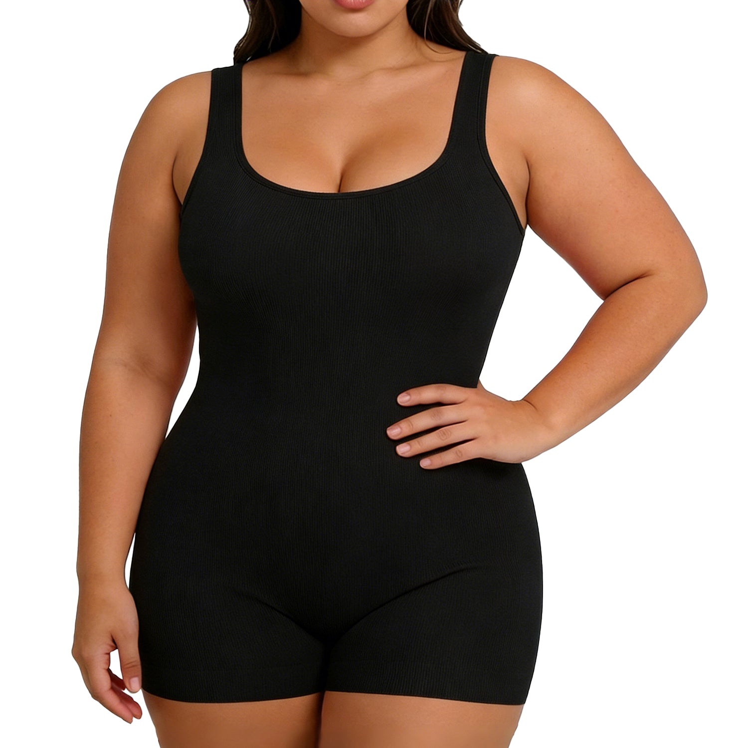 Waist Trainer Bodysuit Tummy Shaper Corset - back view