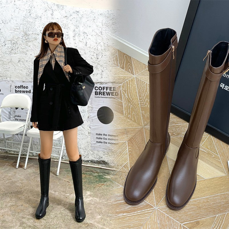 Bellanica - Flat Long Knee Boots
