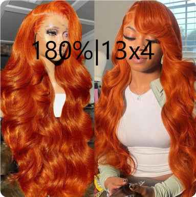 Long Curly Real Hair Headband Wig