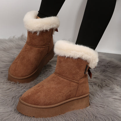 Bellanica - Bow-Knot Warm Snow Boots