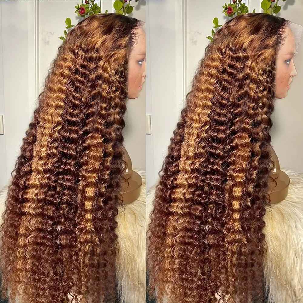 Fashionable Piano-Color Front Lace Wig