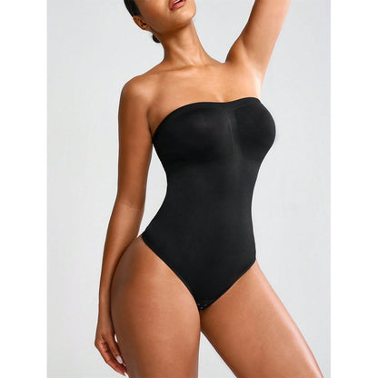Shapewear Jumpsuit with Adjustable Straps - side view