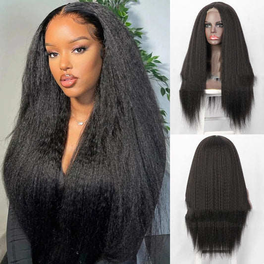 Straight Lace Front Wig - front view