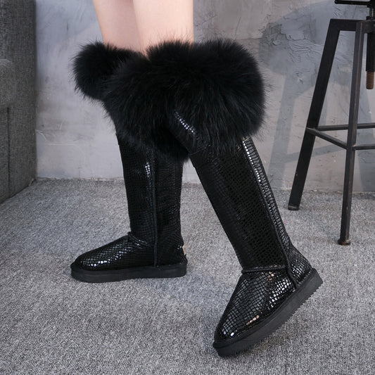Bellanica - Leather Knee High Boots