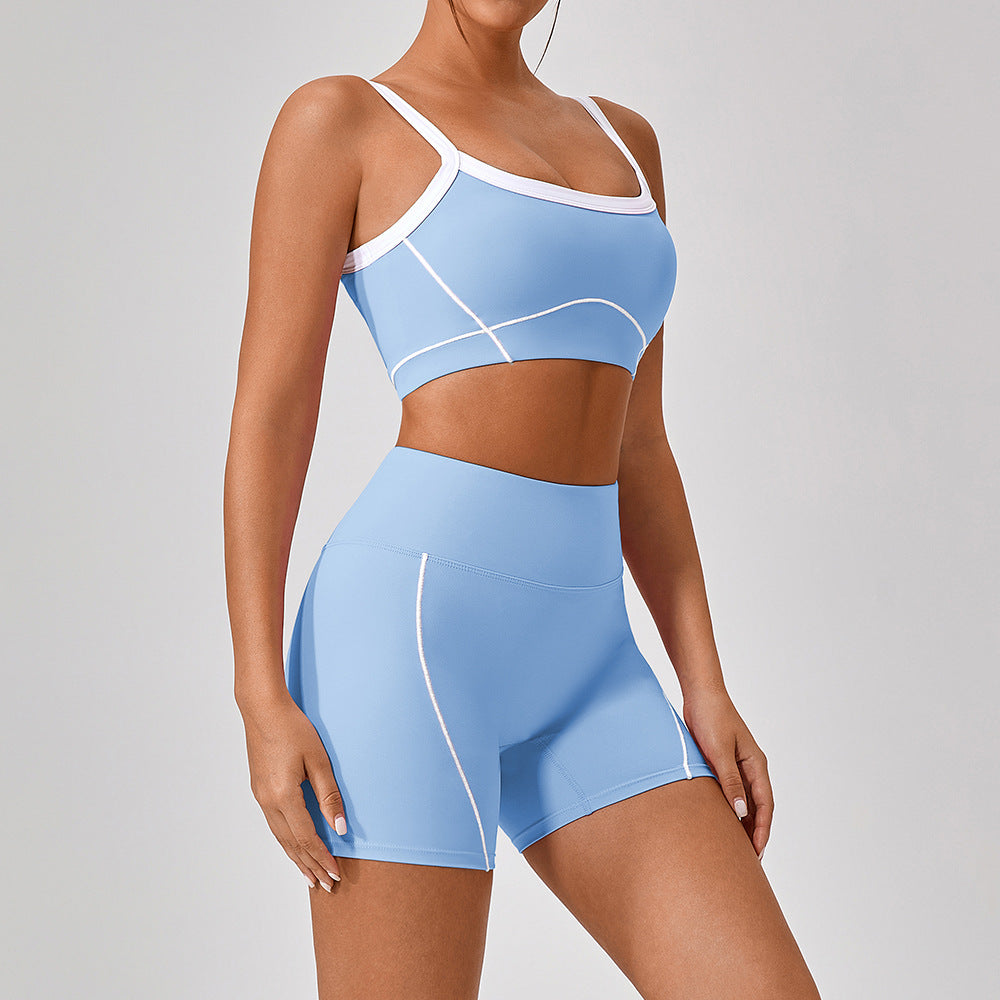 Outdoor Sports Yoga Fitness Outfit Set - back view