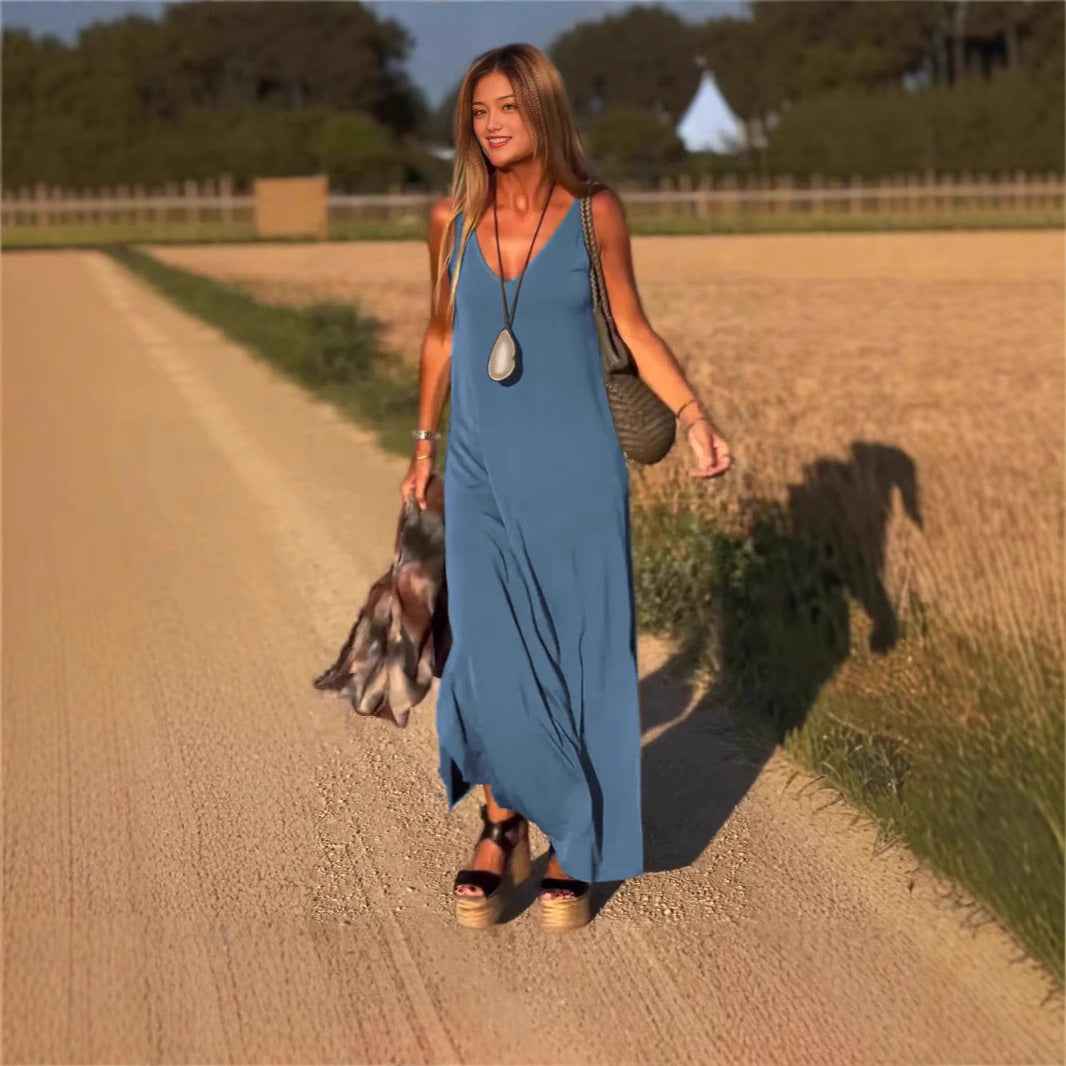Female Sexy Trend V-neck Strap Dress