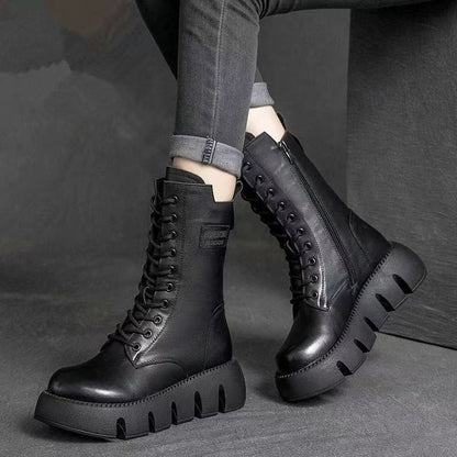 Bottes rétro à lacets pour femmes Bellanica