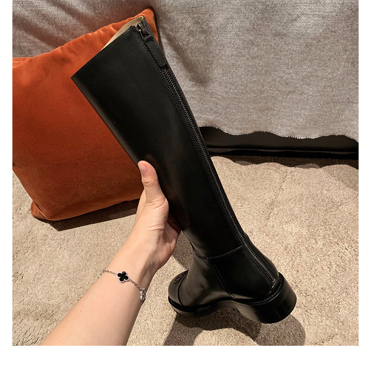 Bellanica - The New Back Zipper And Tall But Knee Boots