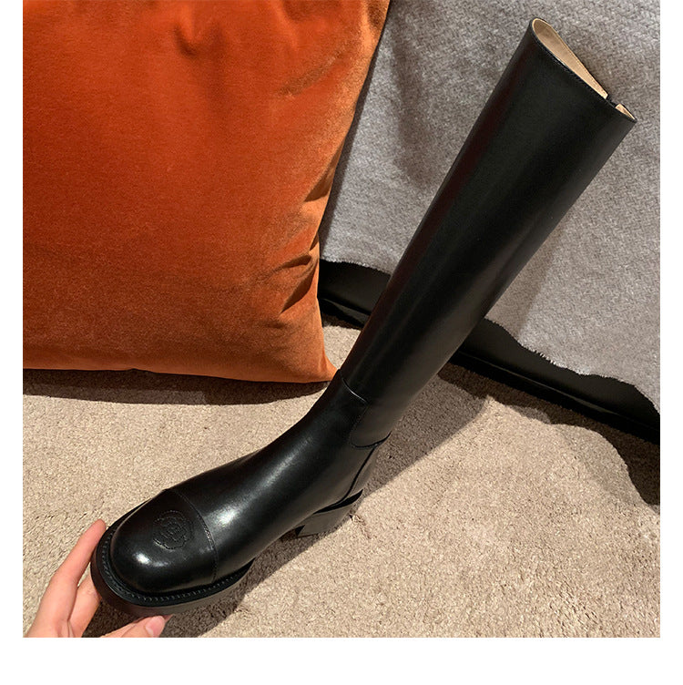 Bellanica - The New Back Zipper And Tall But Knee Boots