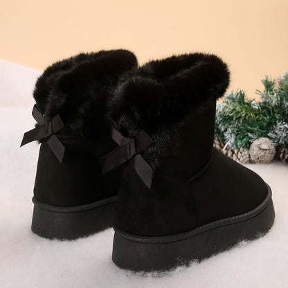 Bellanica - Bow-Knot Warm Snow Boots