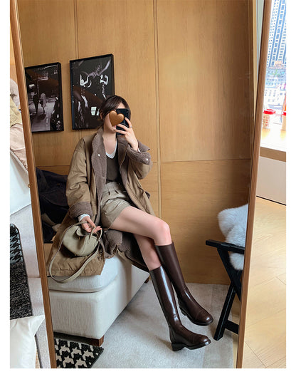 Bellanica - The New Back Zipper And Tall But Knee Boots