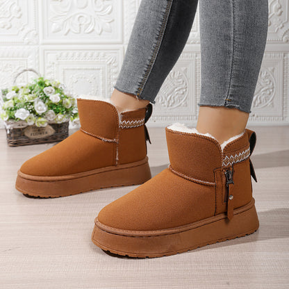 Bellanica - Zipper Platform Winter Boots