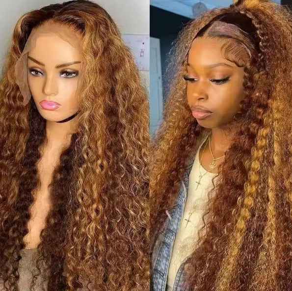 Fashionable Piano-Color Front Lace Wig