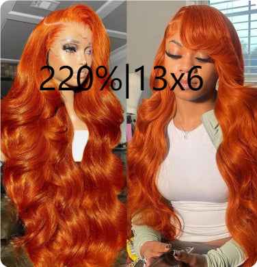 Long Curly Real Hair Headband Wig