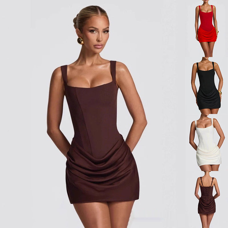 Graceful Sleeveless Corset Party Dress